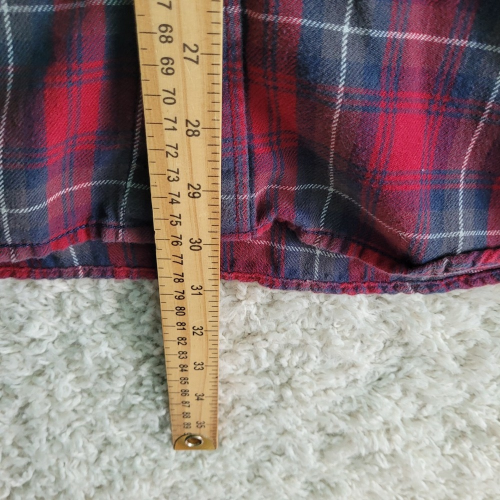 Vans Off The Wall Shirt Adult Size Small Plaid Classic Fit Flannel Long Sleeve - Picture 4 of 9